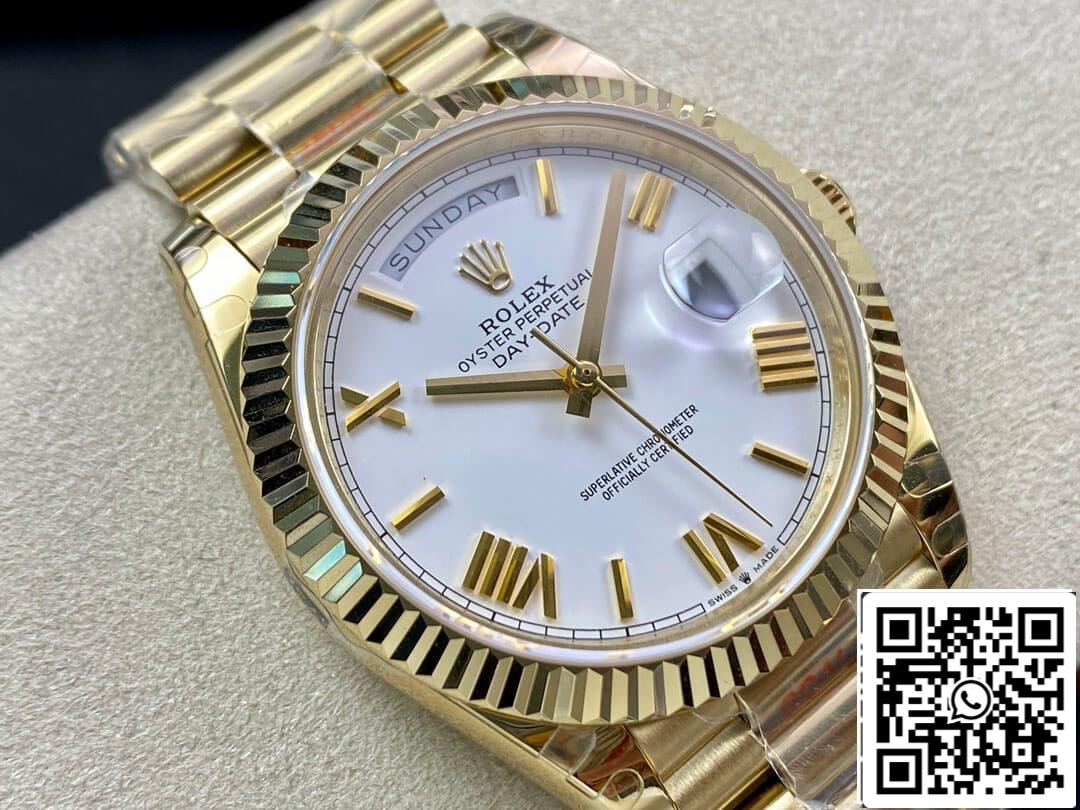 Rolex Day Date M228238-0042 1:1 Best Edition EW Factory White Dial