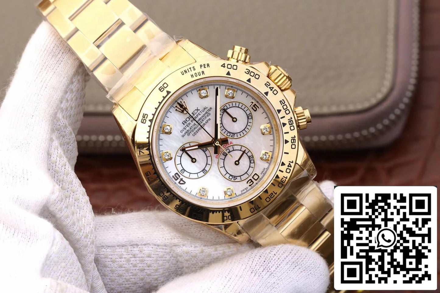 Rolex Daytona Cosmograph 116528-78598 1:1 Meilleure édition JH Factory Cadran diamants