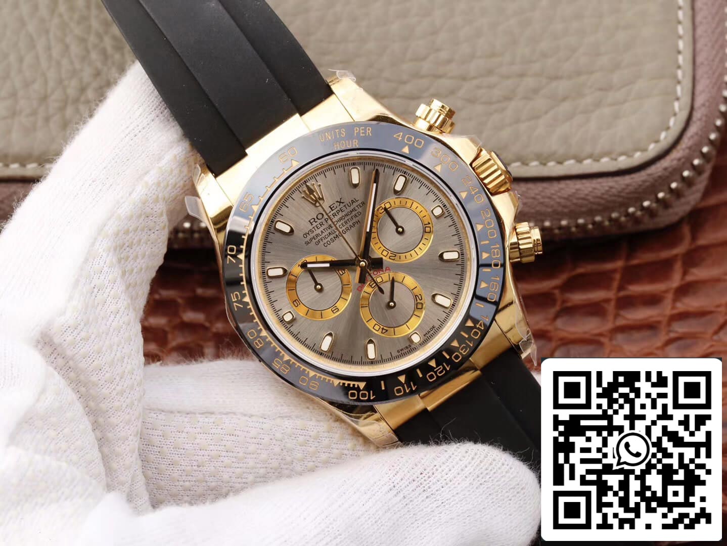 Rolex Daytona Cosmograph 116518LN 1:1 Meilleure édition JH Factory Cadran gris argenté