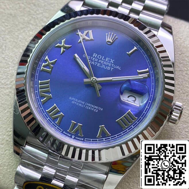 Rolex Datejust M126334-0026 1:1 Best Edition Clean Factory Blaues Zifferblatt