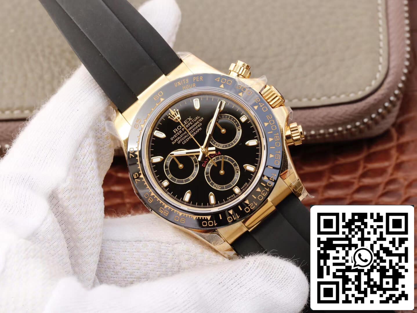 Rolex Daytona Cosmograph M116518ln-0043 1:1 Meilleure édition JH Factory Cadran noir