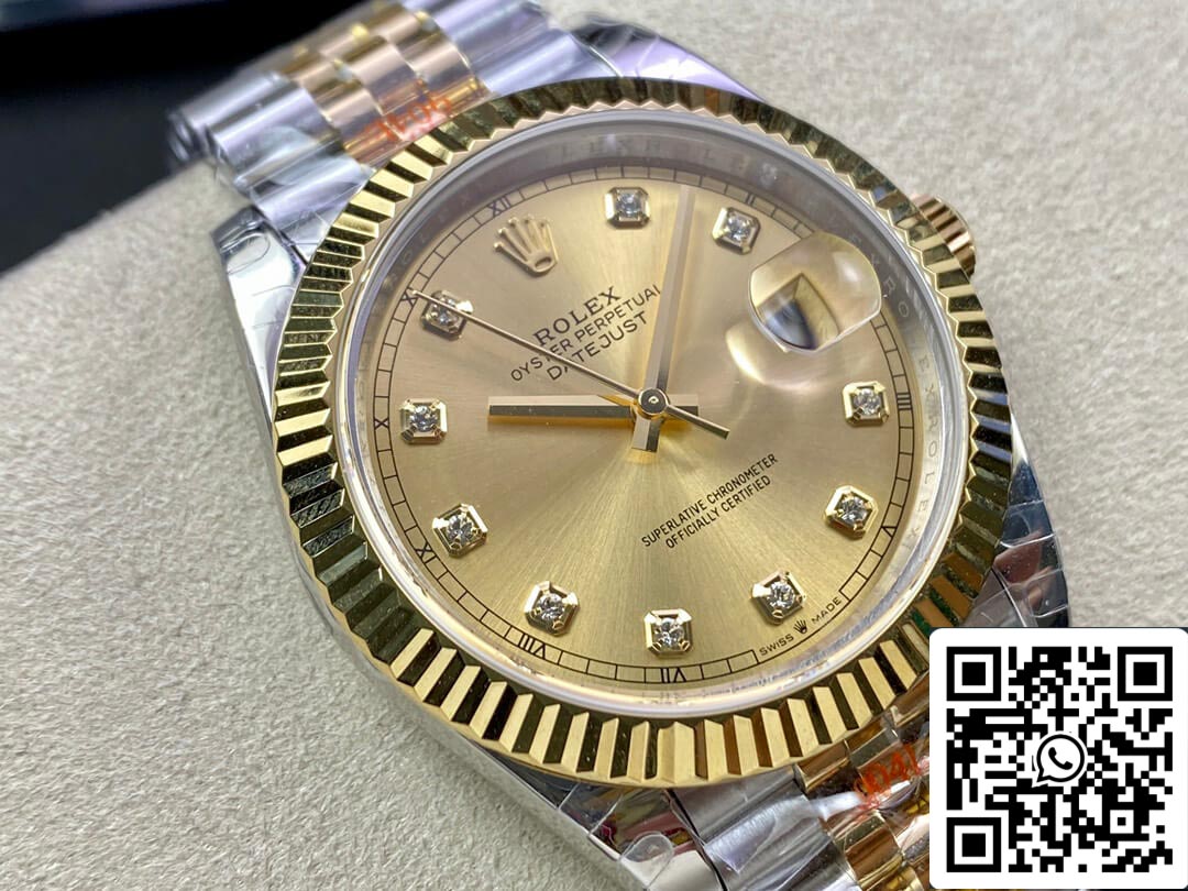 Rolex Datejust M126333-0012 1:1 Meilleure édition GM Factory Or jaune