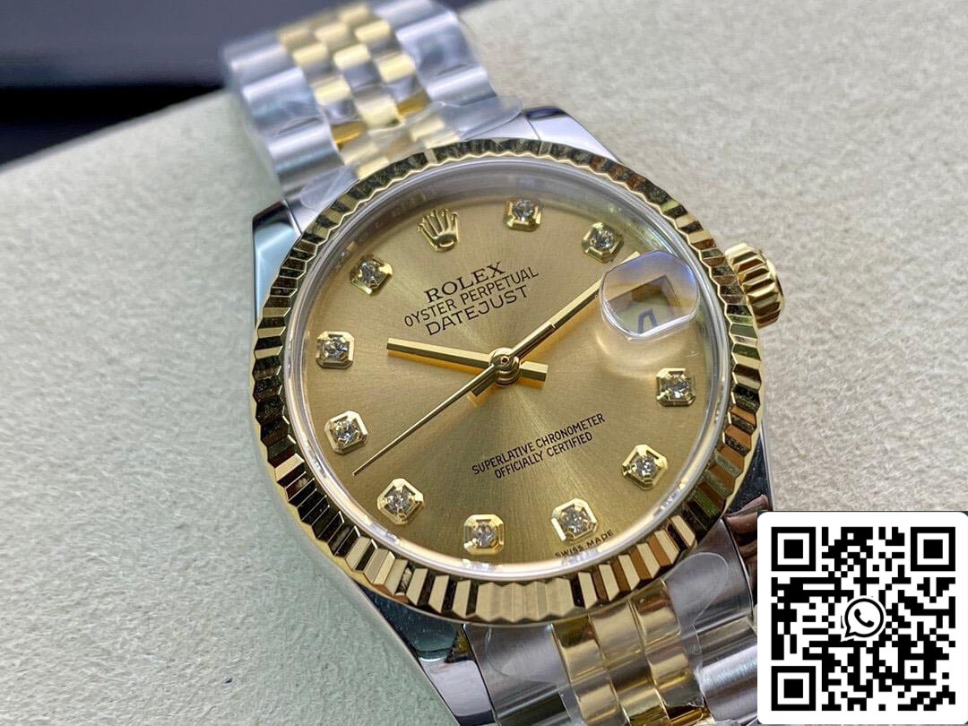 Rolex Datejust M278273-0026 31 mm 1:1 Best Edition EW Factory Champagner-Zifferblatt