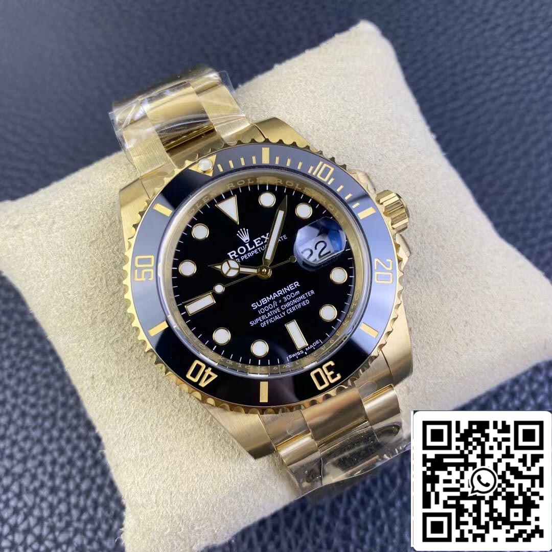 Rolex Submariner 116618LN-97208 1:1 Meilleure édition Clean Factory Cadran noir