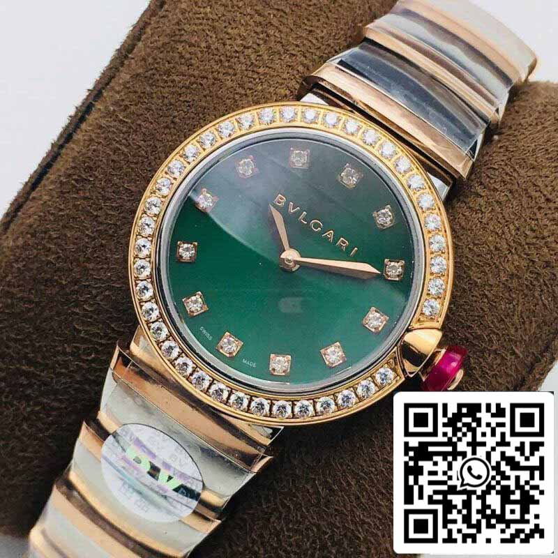 Bvlgari LVCEA 1:1 Best Edition BV Factory Diamond-set Green Dial