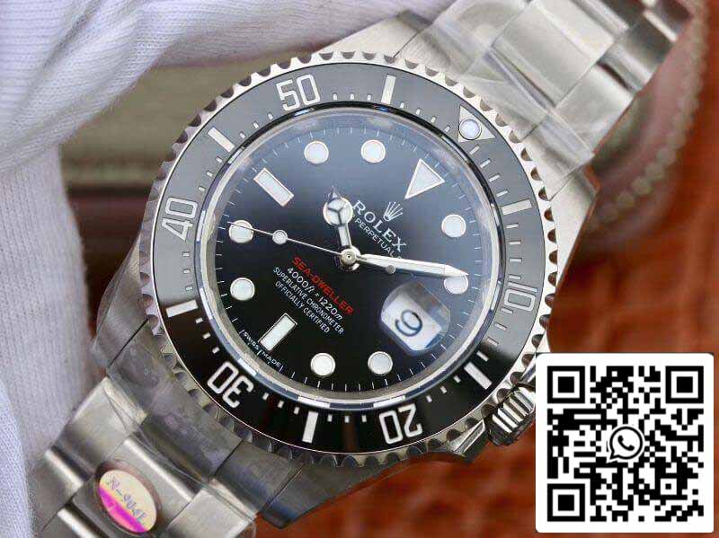 Rolex Sea-Dweller 126600 43 mm Noob Factory V9 Version 1: 1 Meilleure édition Suisse ETA3235 Bracelet en acier inoxydable