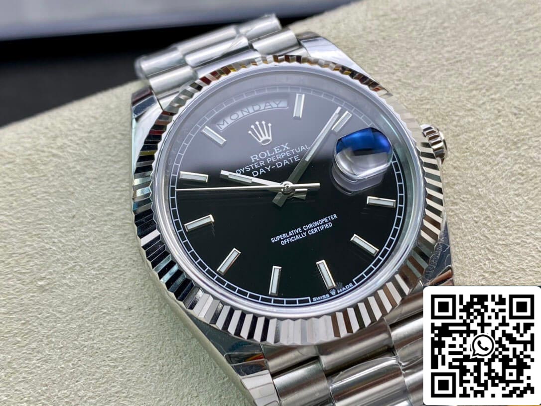 Rolex Day Date M228236-0003 1:1 Best Edition EW Factory Black Dial