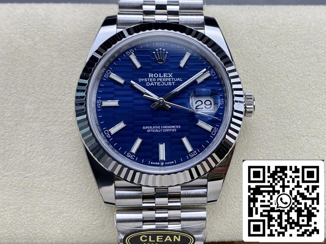 Rolex Datejust 41 Mint M126334-0032 1:1 Best Edition Clean Factory Blue Dial