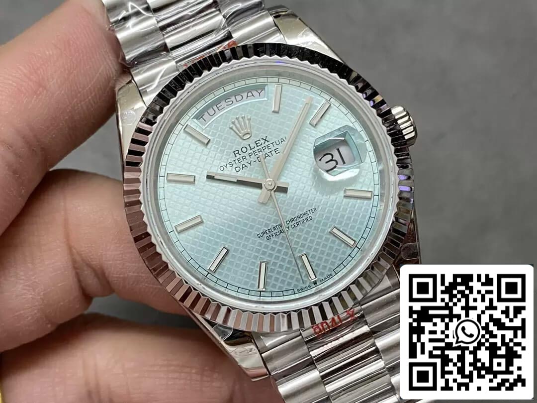 Rolex Day Date M228236 1:1 Meilleure édition GM Factory Cadran bleu V2