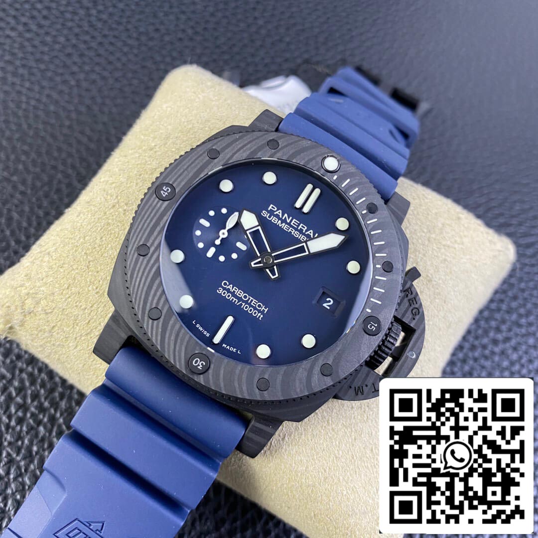 Panerai Submersible PAM01232 1:1 Best Edition VS Factory Blue Dial