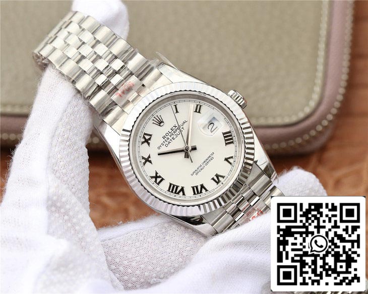 Rolex Datejust M126234-0025 1:1 Meilleure édition GM Factory Cadran blanc