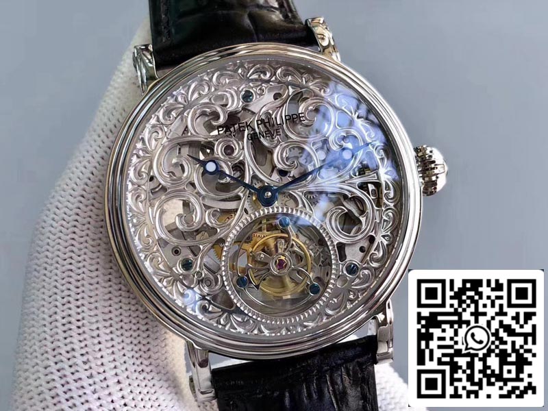 Patek Philippe Tourbillon P83000 1 1 Best Edition Silver Dial