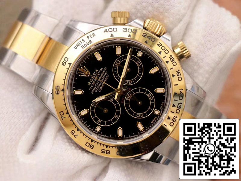 Rolex Daytona Cosmograph M116503-0004 1:1 Meilleure édition Noob Factory Cadran noir Suisse ETA4130