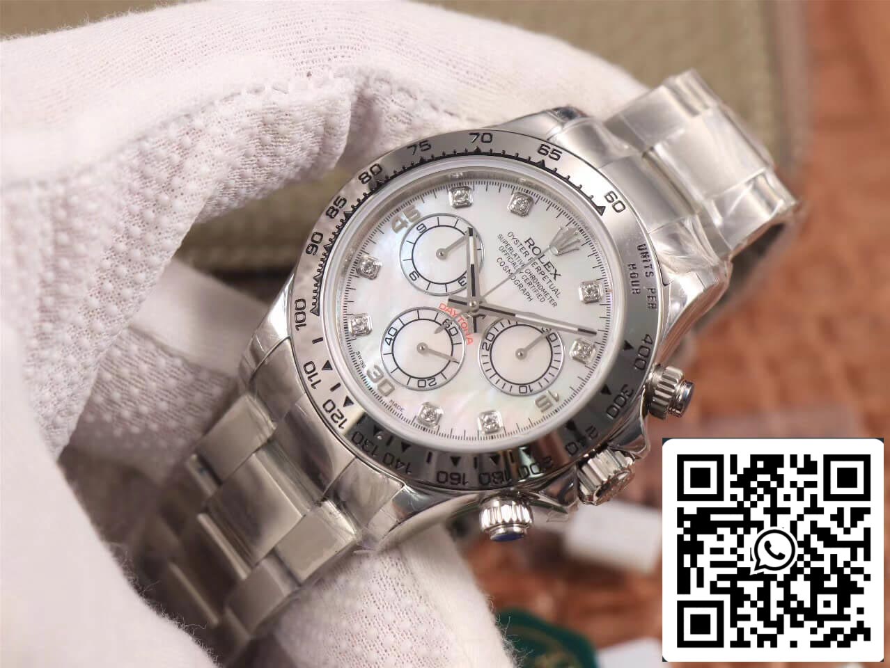 Rolex Daytona Cosmograph 116520-78590 1:1 Meilleure édition JH Factory Cadran diamant