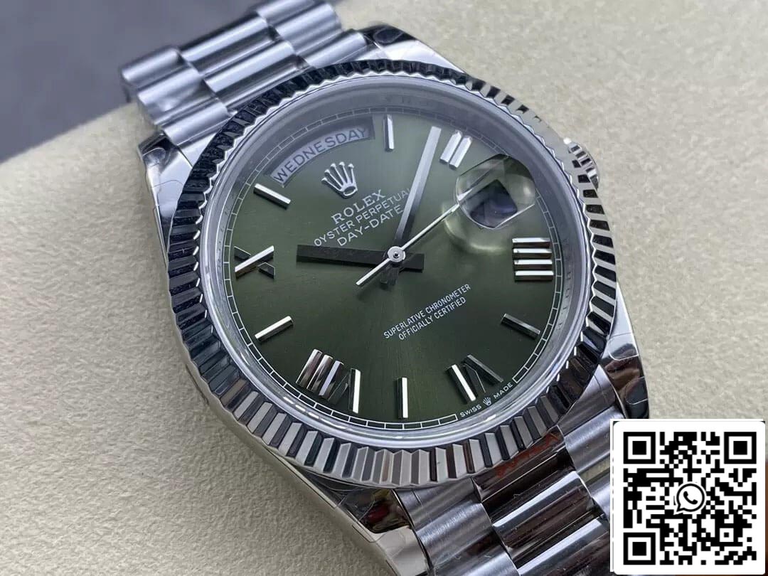 Rolex Day Date M228236-0008 1:1 Meilleure édition GM Factory V2 Cadran vert