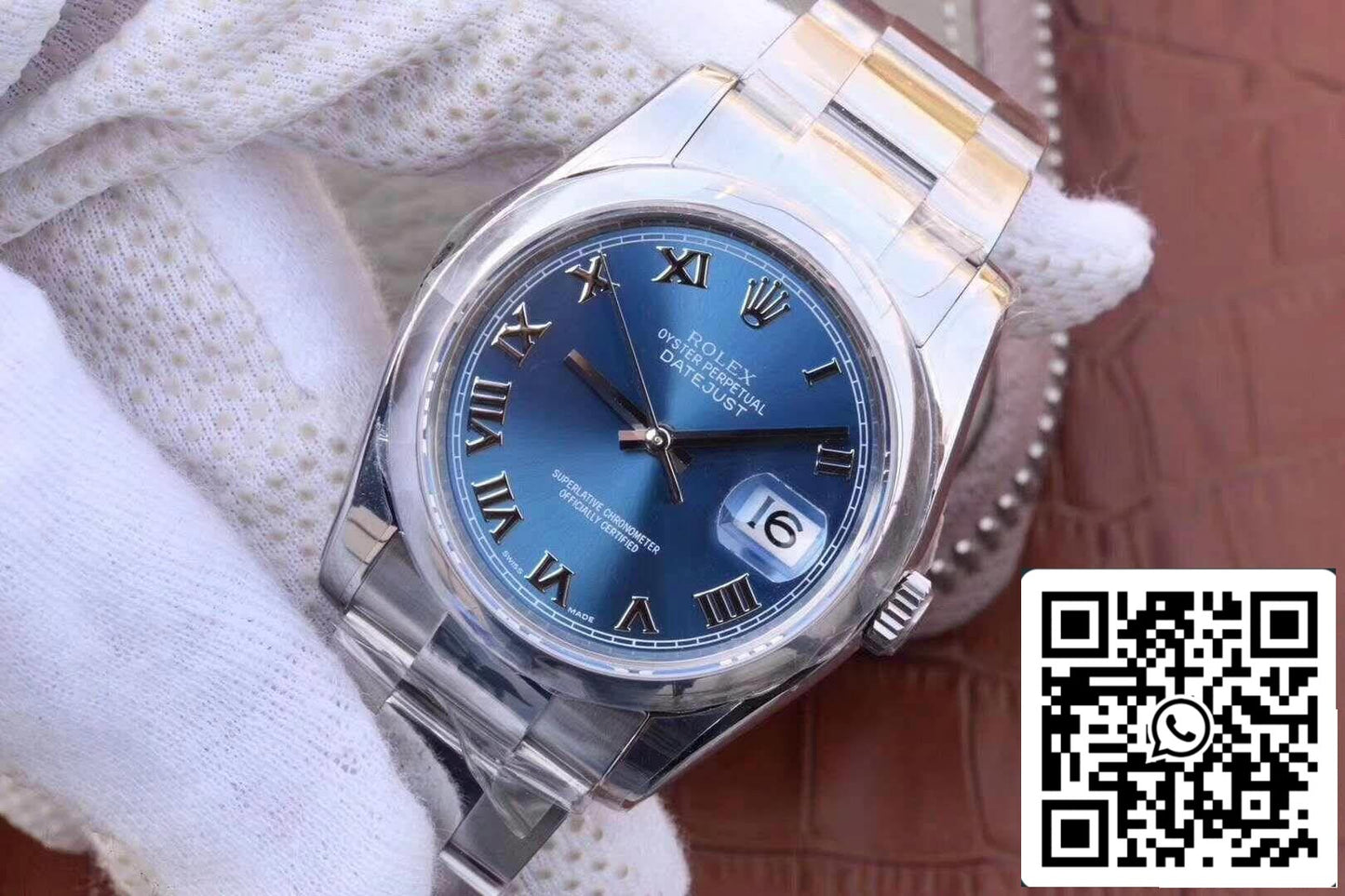 Rolex Datejust 36 mm 116234-0141 Montres mécaniques d'usine AR 1: 1 Meilleure édition suisse ETA3135