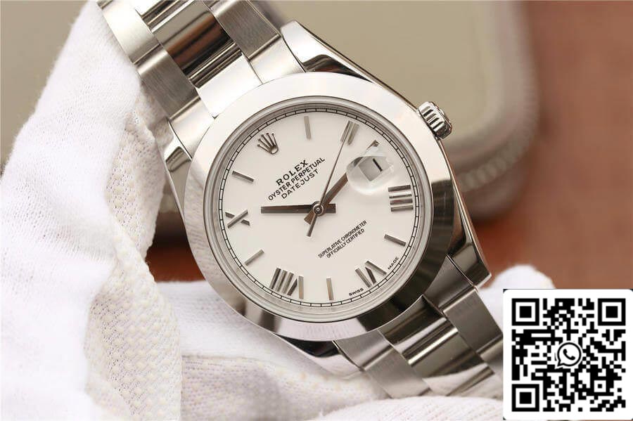 Rolex Datejust 41MM 1:1 Best Edition EW Factory White Dial