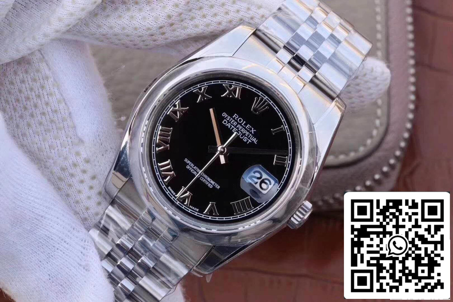 Rolex Datejust 36mm 116234 AR Factory 1:1 Best Edition Swiss ETA3135 Black Dial