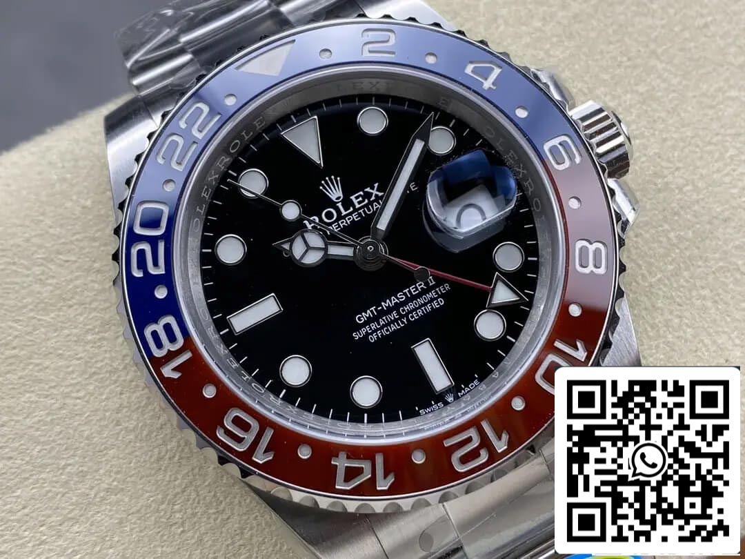 Rolex GMT Master II M126710BLRO-0002 1:1 Meilleure édition Clean Factory V3 Cadran noir