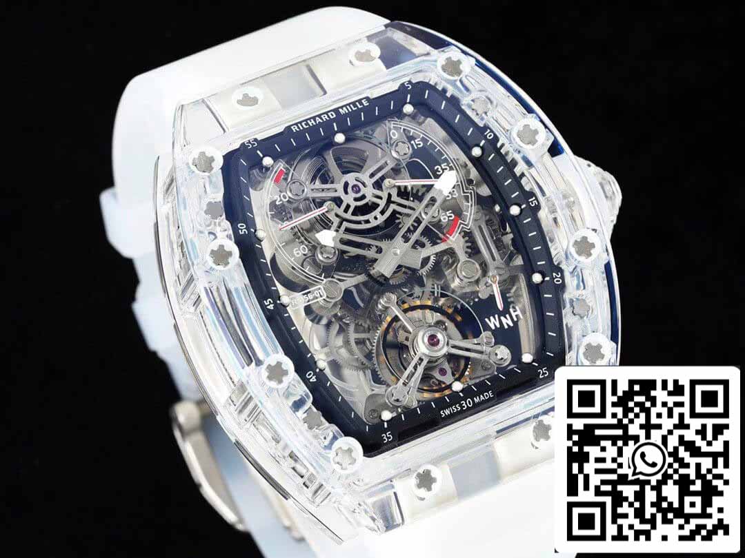 Richard Mille RM 56-01 Tourbillon 1:1 Best Edition RM Factory Transparent Skeleton Dial