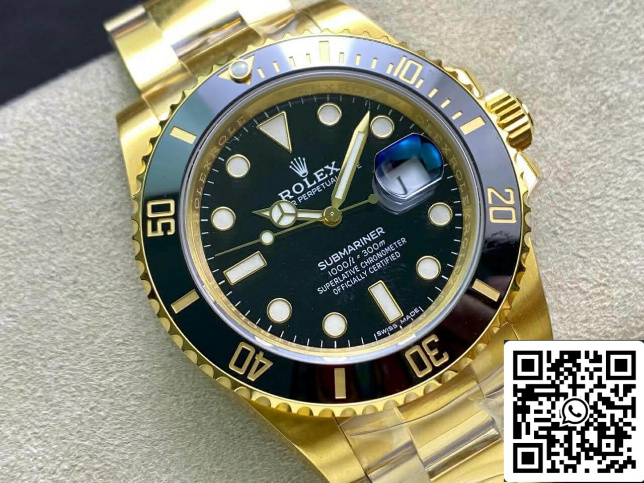 Rolex Submariner 116618LN-97208 40 mm mouvement 3135 VS cadran noir d'usine