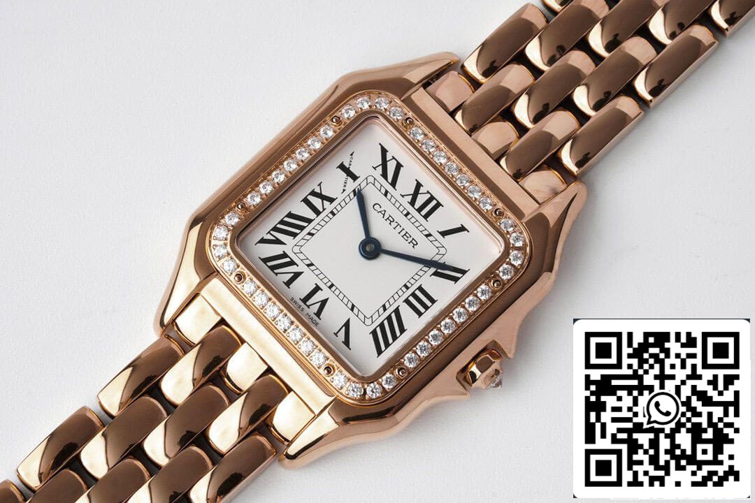 Panthère De Cartier WJPN0009 27MM 1:1 Meilleure édition BV Factory Or Rose