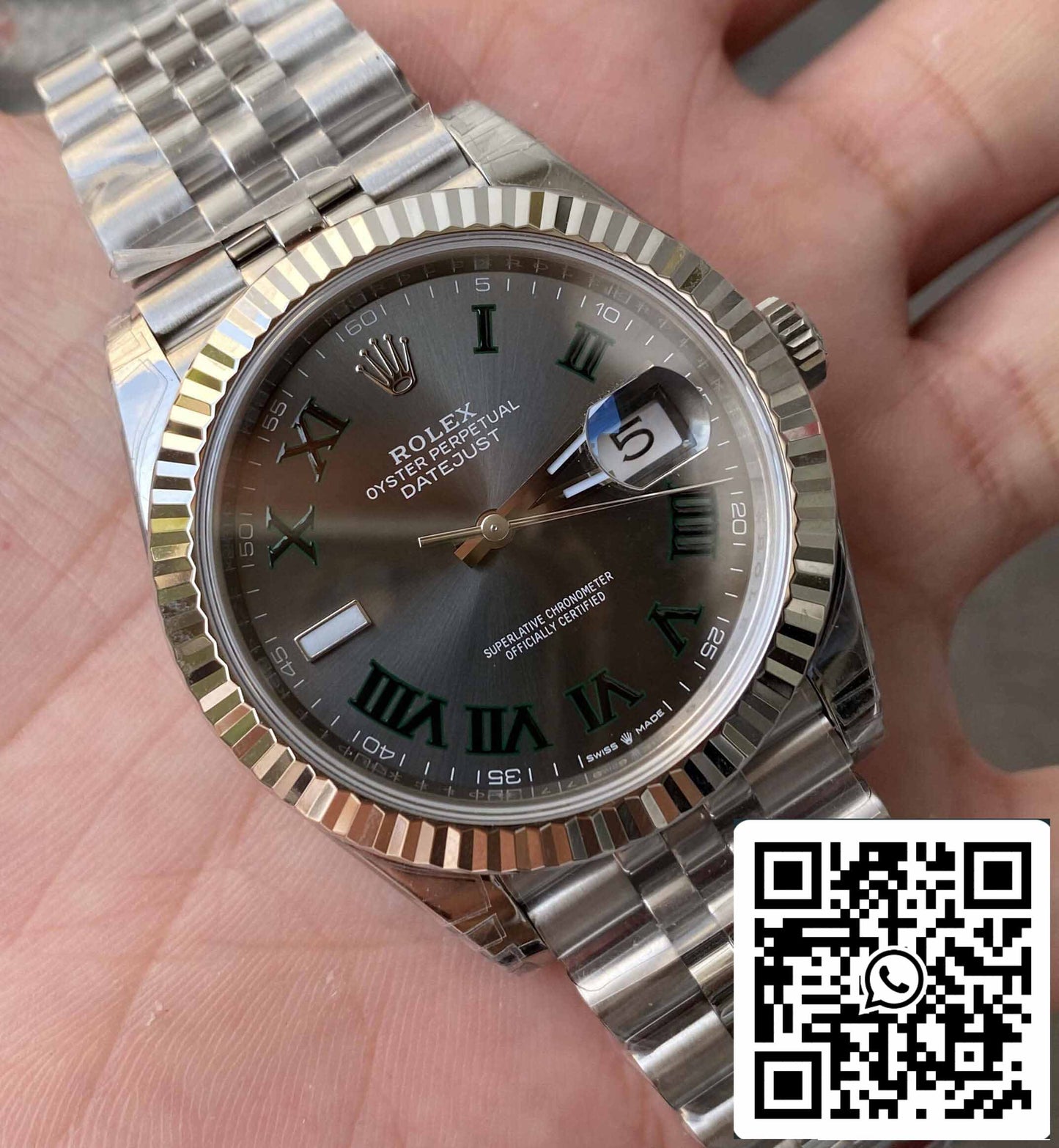 Rolex Datejust M126334-0022 41MM 1:1 Best Edition VS Factory Green Dial