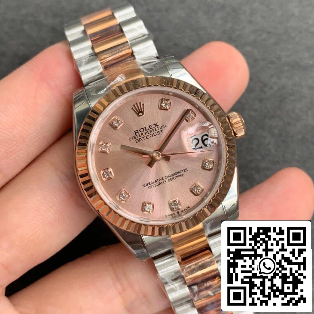 Rolex Datejust M278271-0023 1:1 Best Edition GS Factory Rose Gold Dial