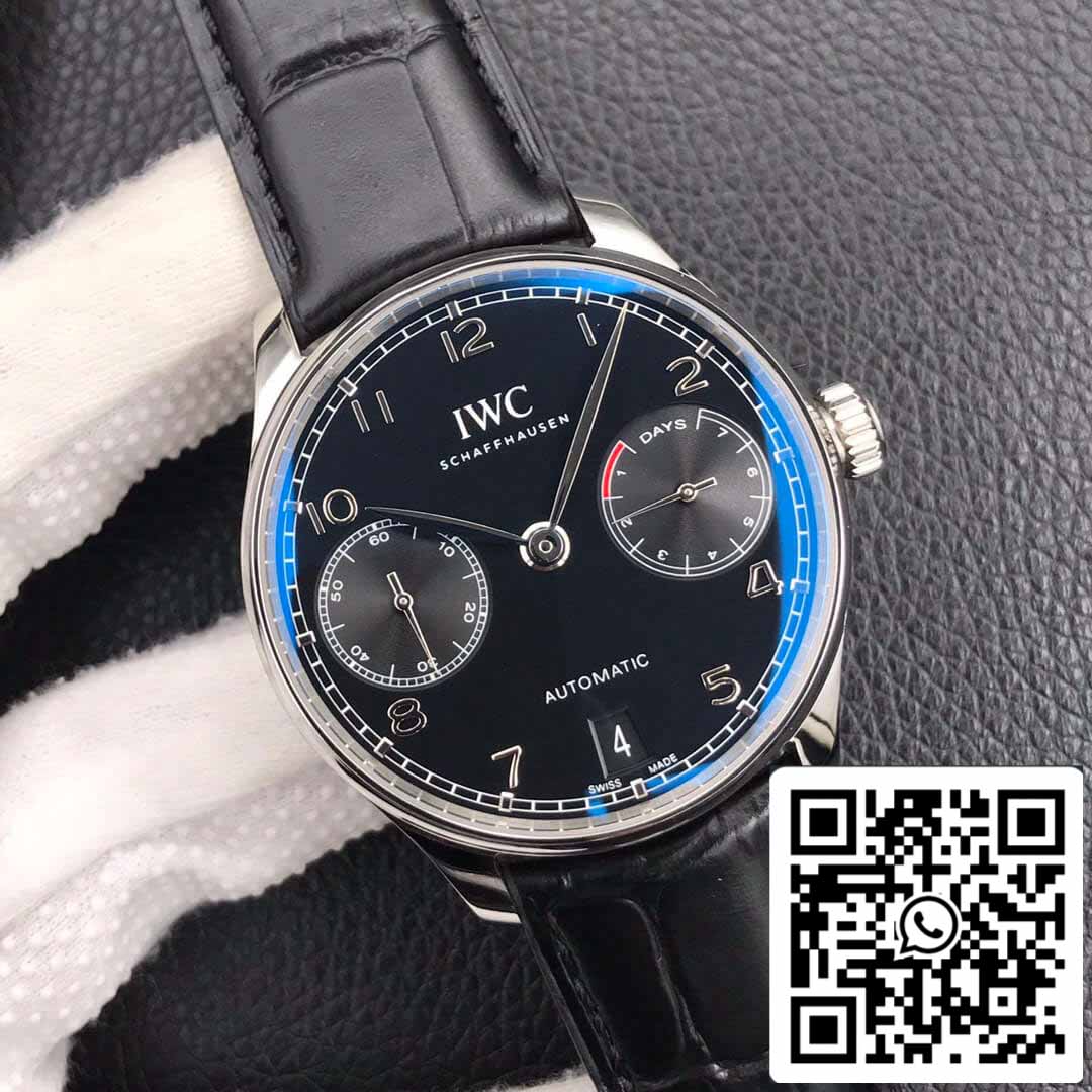 IWC Portugieser IW500109 1:1 Best Edition ZF Factory schwarzes Zifferblatt