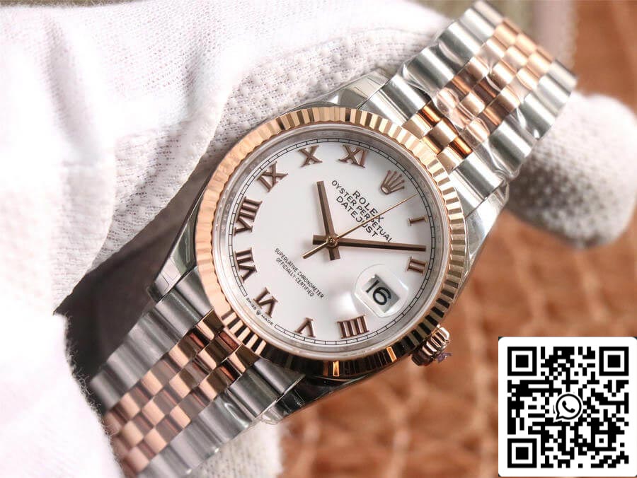 Rolex Datejust M126231-0015 1:1 Best Edition EW Factory White Dial