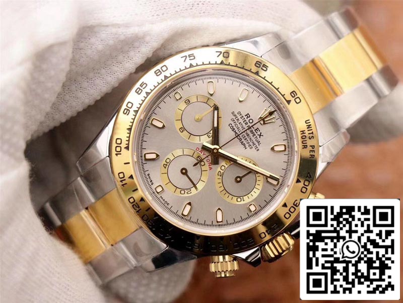 Rolex Daytona Cosmograph M116503-0002 1:1 Meilleure édition Noob Factory Cadran gris Suisse ETA4130