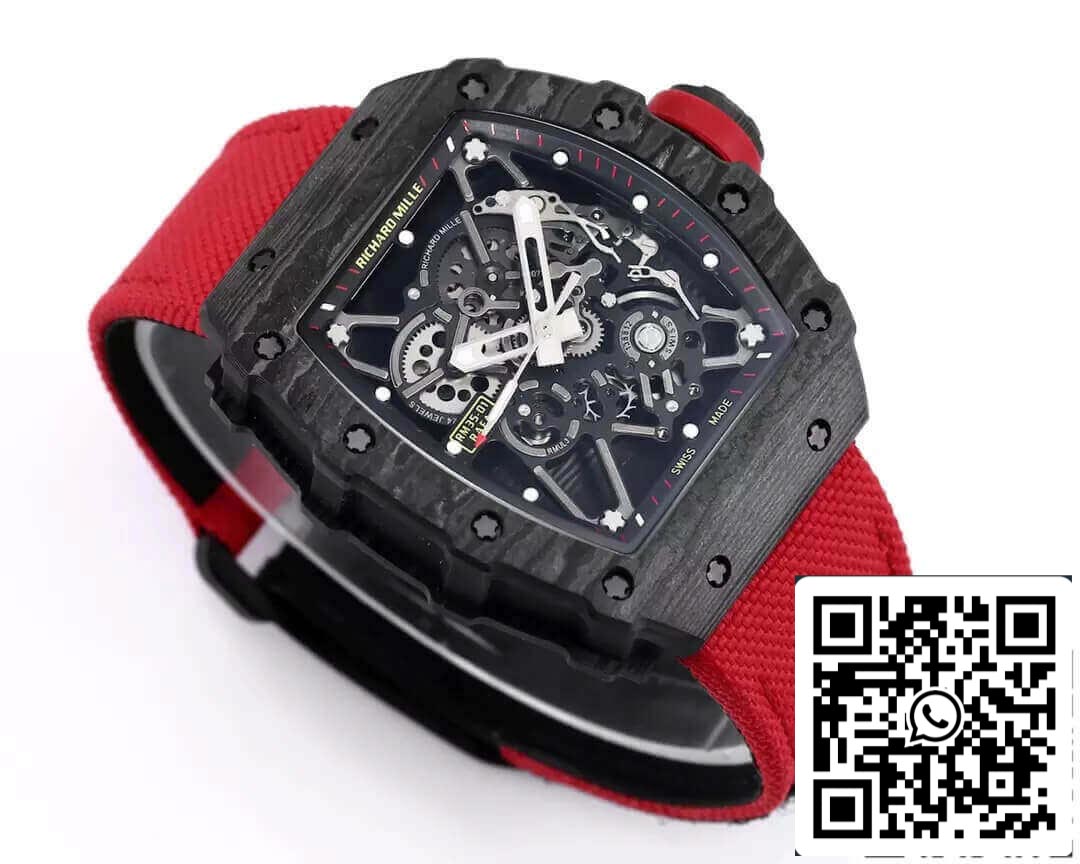 Richard Mille RM35-01 1:1 Best Edition BBR Factory Skeleton Dial