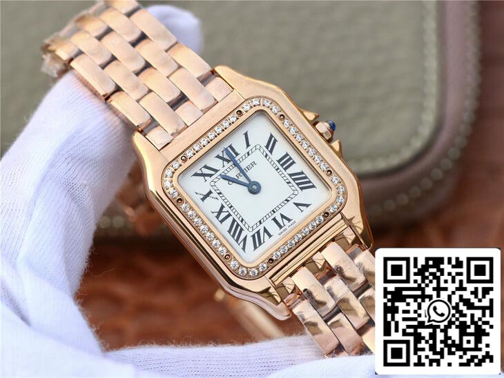 Panthère De Cartier W3PN0007 27MM 1:1 Meilleure édition BV Factory Cadran blanc