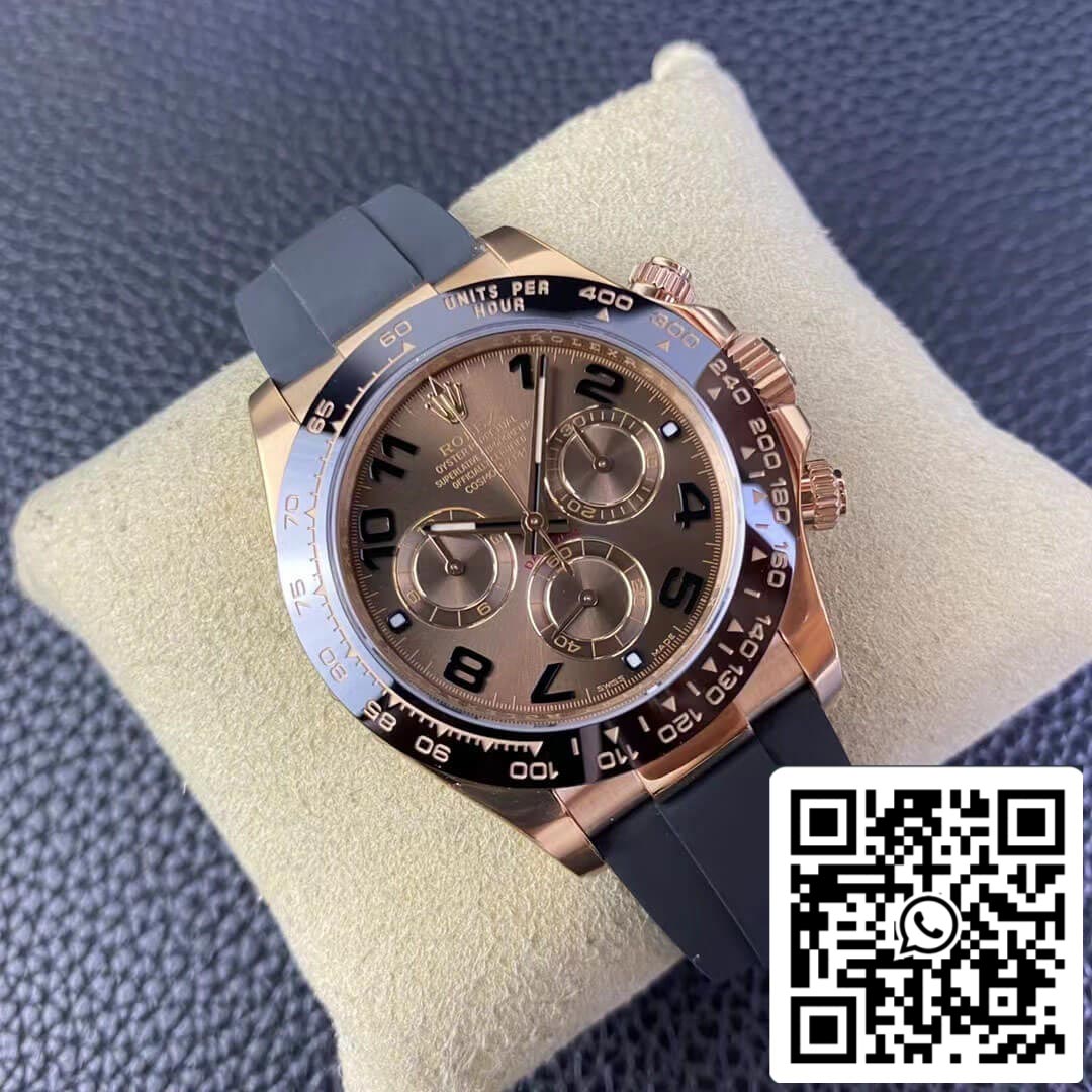 Rolex Cosmograph Daytona M116515LN-0015 1:1 Best Edition Clean Factory V3 Rubber Strap