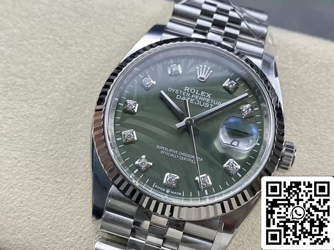 Rolex Datejust M126234-0055 36MM 1:1 Best Edition Clean Factory Green Dial