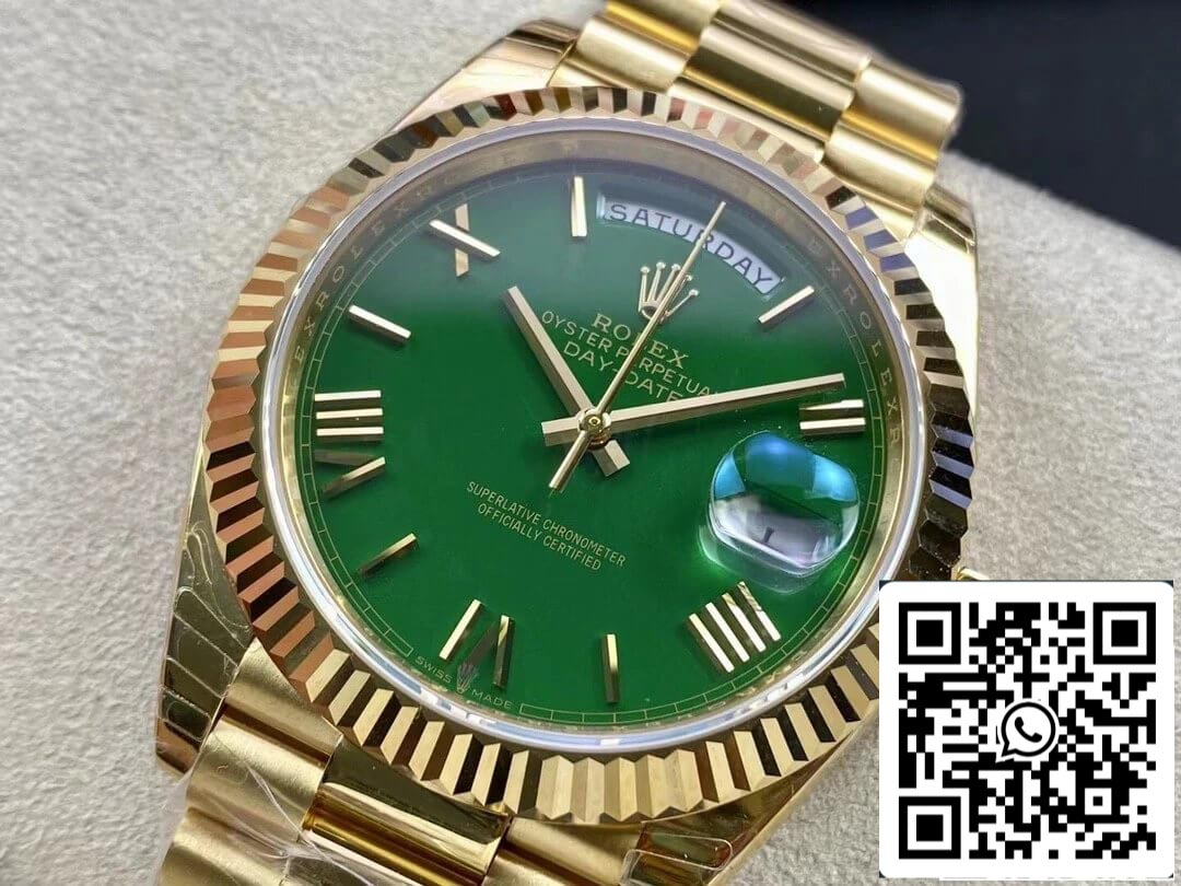 Rolex Day Date M228238-0061 1:1 Best Edition EW Factory Green Dial