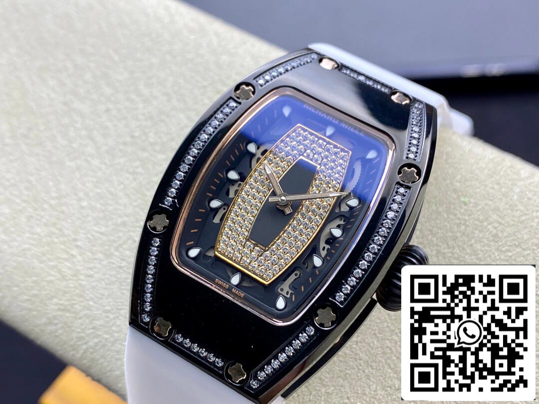 Richard Mille RM 07-01 1:1 Best Edition RM Factory Schwarzes Keramikgehäuse