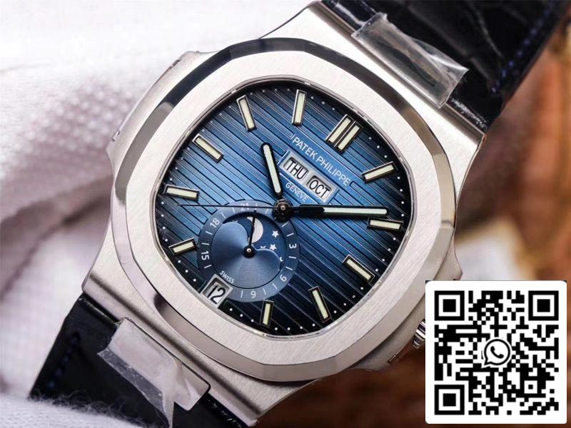 Patek Philippe Nautilus 5726/1A-014 1:1 Best Edition PF Factory Black Strap Swiss ETA324