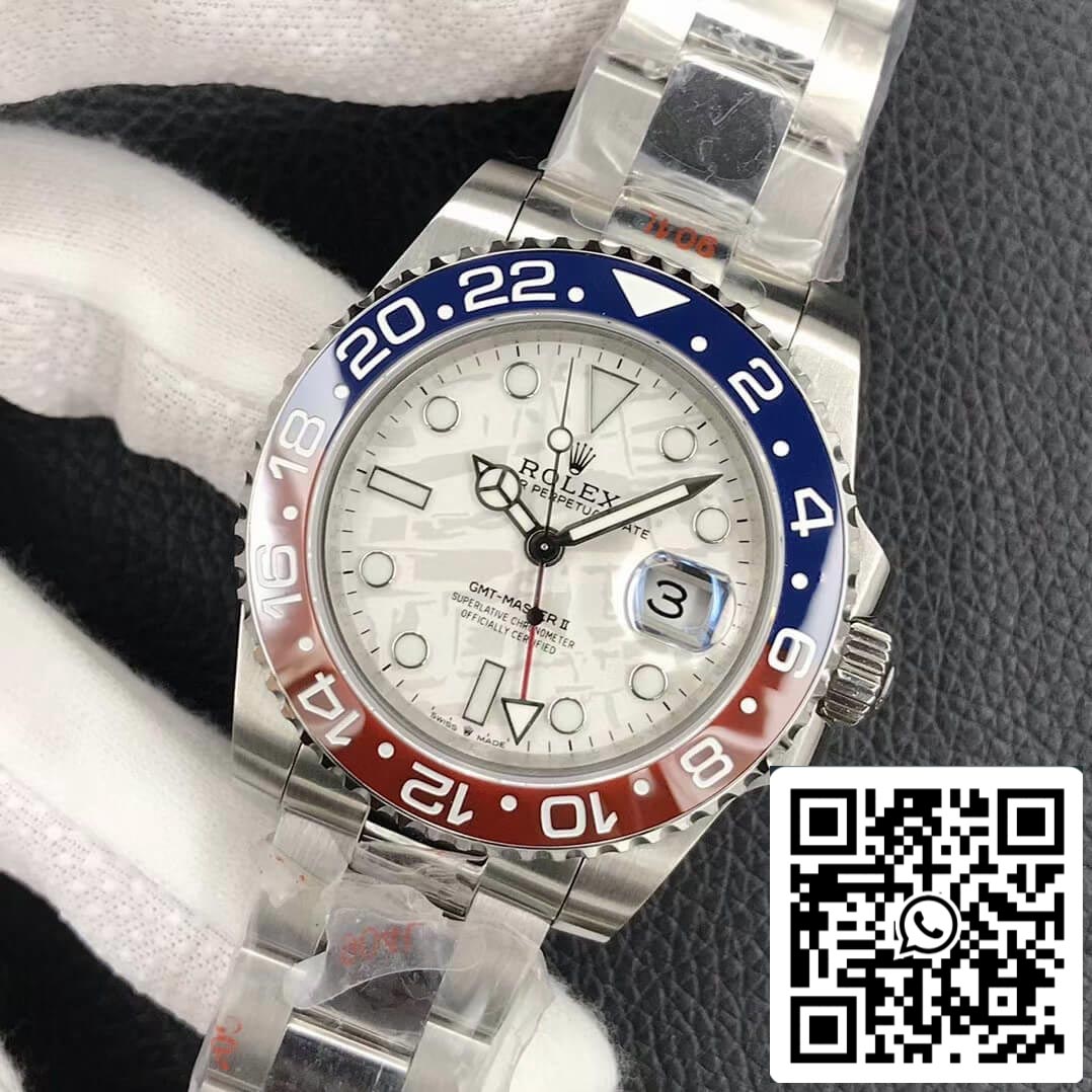 Rolex GMT Master II 126719BLRO-0002 1:1 Meilleure édition GM Factory Or blanc