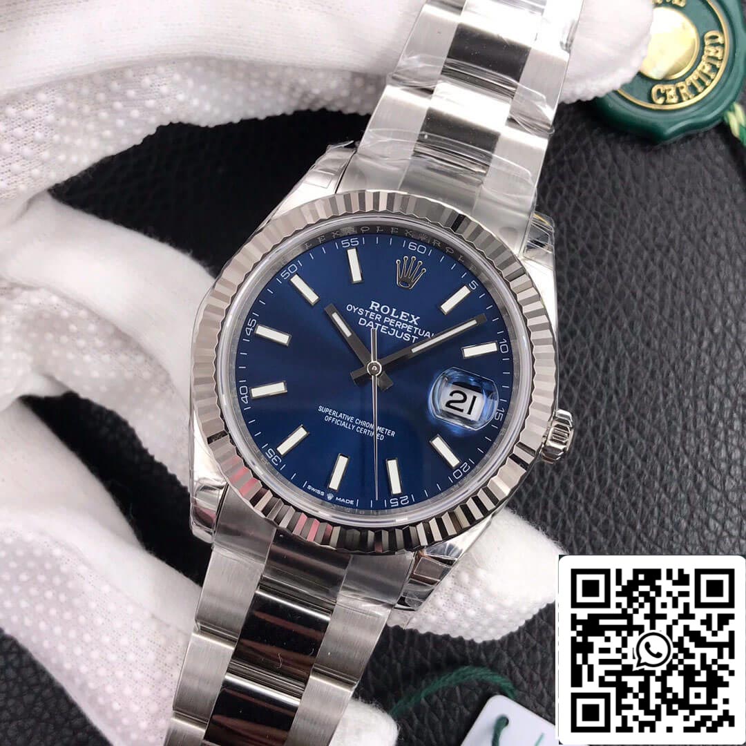 Rolex Datejust M126334-0001 Bracelet Oyster 41 mm VS Cadran Bleu Usine