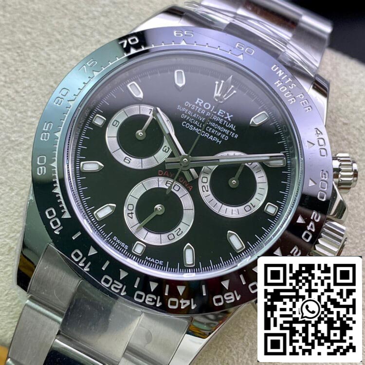 Rolex Cosmograph Daytona M116500LN-0002 1:1 Meilleure édition Clean Factory Cadran noir