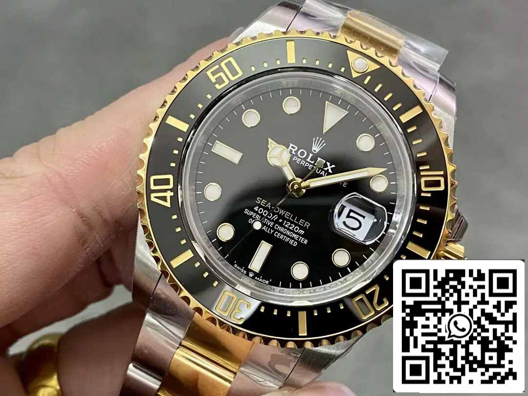 Rolex Sea Dweller M126603-0001 1:1 Best Edition VS Factory Yellow Gold