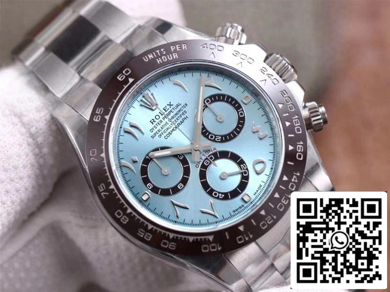 Rolex Daytona M116506-0004 1:1 Meilleure édition Noob Factory Cadran bleu Suisse ETA4130