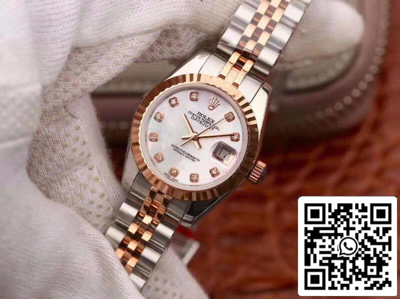 Rolex Lady Datejust 28MM 1:1 Best Edition Swiss NH05 Rose Gold Plated