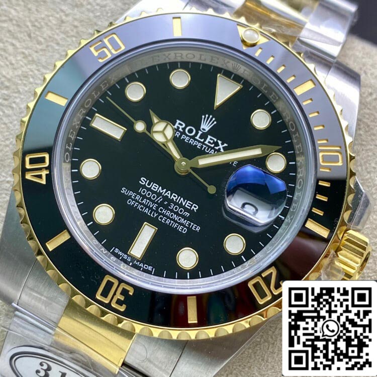 Rolex Submariner 116613-LN-97203 40 mm Mouvement 3135 Clean Factory V4 Lunette noire