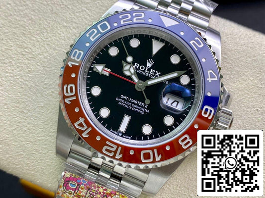 Rolex GMT Master II M126710BLRO-0001 1:1 Best Edition Clean Factory Schwarzes Zifferblatt