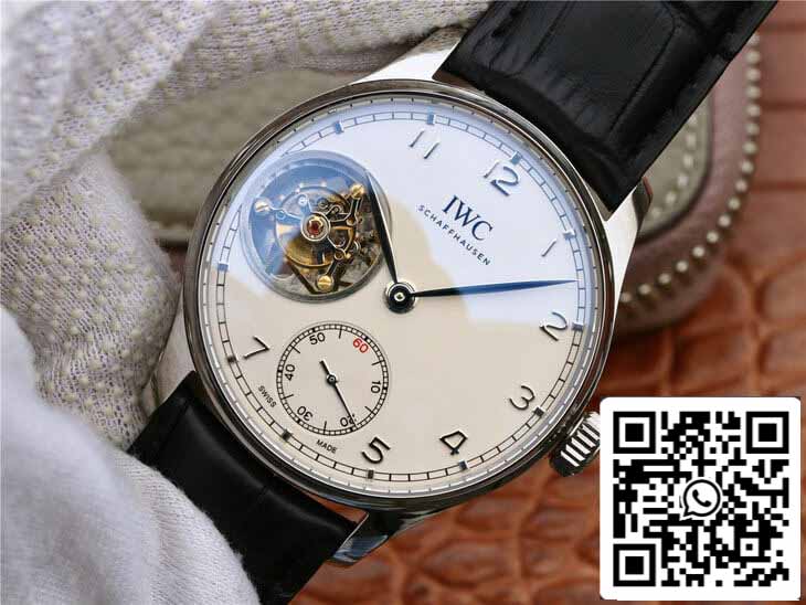 IWC Portuguese Tourbillon 1:1 Best Edition ZF Factory White Dial