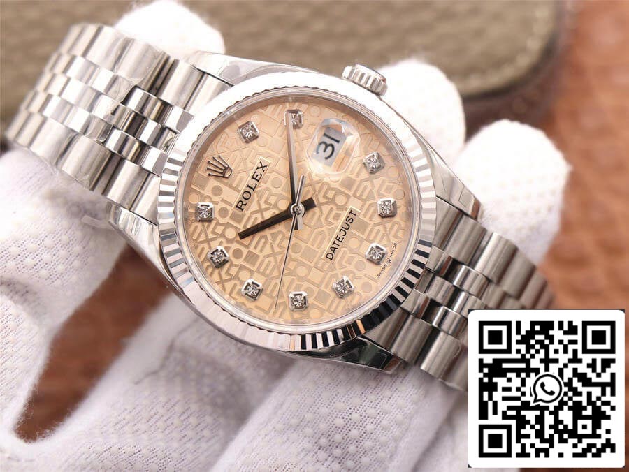 Rolex Datejust M126234-0023 1:1 Meilleure édition EW Factory Cadran diamant