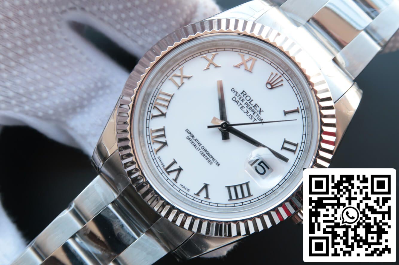 Rolex Datejust M126334-0023 1:1 Meilleure édition EW Factory Cadran blanc