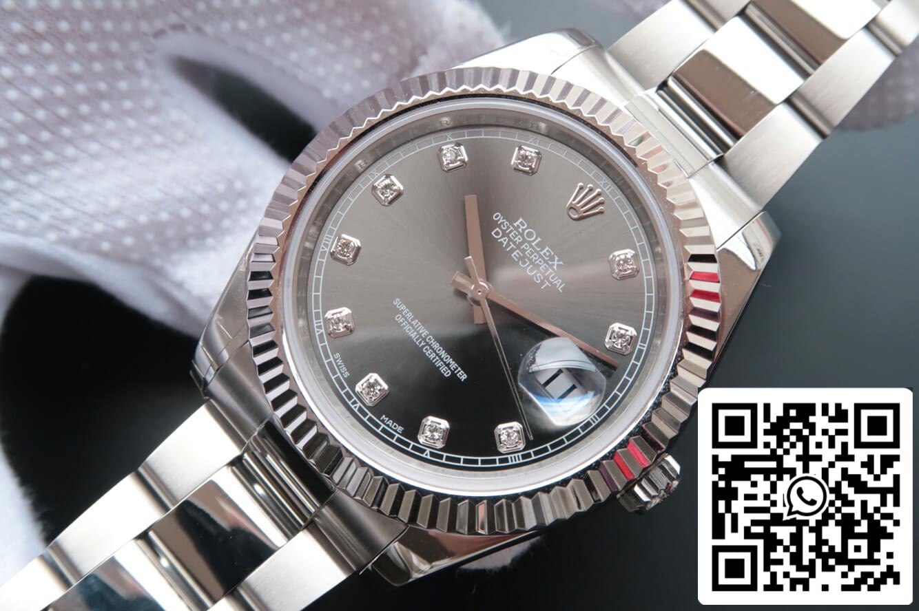 Rolex Datejust M126334-0005 1:1 Best Edition EW Factory Diamond-Studded Dial